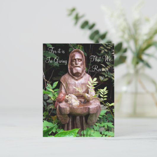 アシシの引用文はがき ポストカード (スタンド正面)