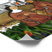 アシシカードの聖フランシスと聖クレア ポスター (角)