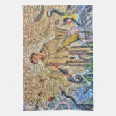 アシシモザイクのフランシス キッチンタオル (縦)