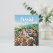 アシジ イタリア ポストカード (スタンド正面)