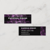 アシスタントのスキニー名刺 スキニー名刺 (正面/裏面)