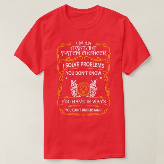 アシスタントシステムクラシックエンジニアTシャツ Tシャツ (デザイン正面)