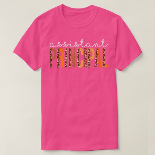 アシスタントプリンシパルヒョウ秋秋ラバーズタ Tシャツ (デザイン正面)