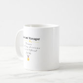 アシスタントマネージャー コーヒーマグカップ (正面左)