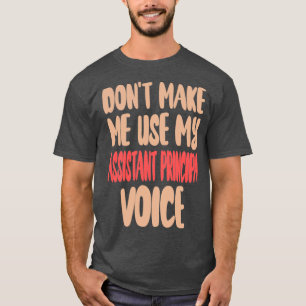 アシスタント主おもしろい要の現在のアイディア Tシャツ