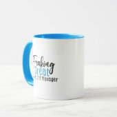 アシスタント素晴らしマネージャーのフリーキング マグカップ (正面左)