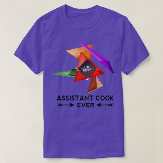 アシスタント調理師ニースデザイン Tシャツ (デザイン正面)