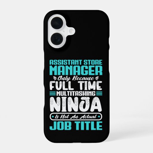 アシスタント ストア マネージャー マルチタスク スキル iPhone 16ケース (裏面)