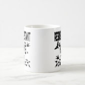 アシスタント – 鳥が大好き コーヒーマグカップ (中央)
