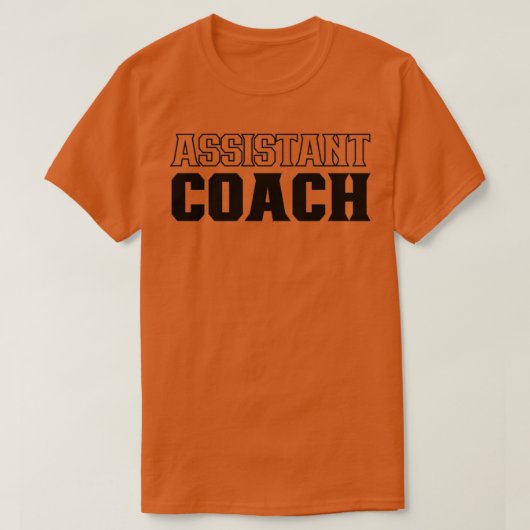 アシスタントcoache 1 tシャツ (デザイン正面)
