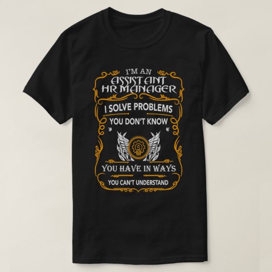 アシスタントHRマネージャ1 Tシャツ (デザイン正面)