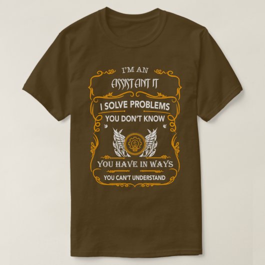 アシスタントIT 2 Tシャツ (デザイン正面)