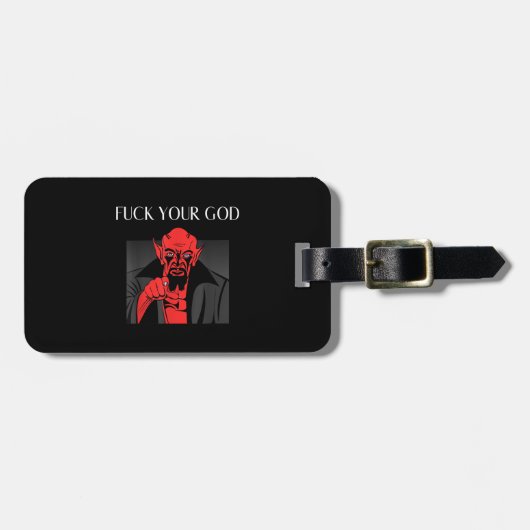 アシストヤギSatan Baphomet GIft ラゲッジタグ (正面横)