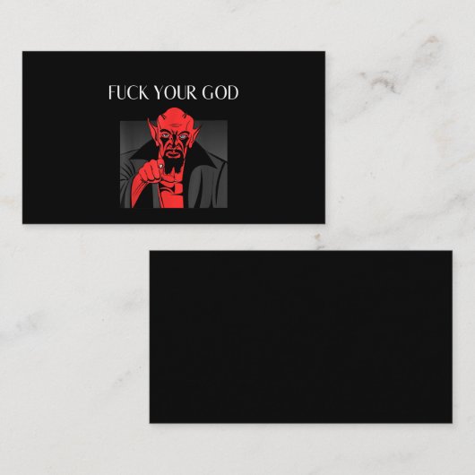 アシストヤギSatan Baphomet GIft 名刺 (正面/裏面)
