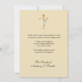 アシス・カトリック弔意の聖フランシスありがとう サンキューカード (裏面)