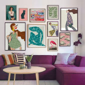 アシック秋ウィンディデイファッションイラストレーション ポストカード