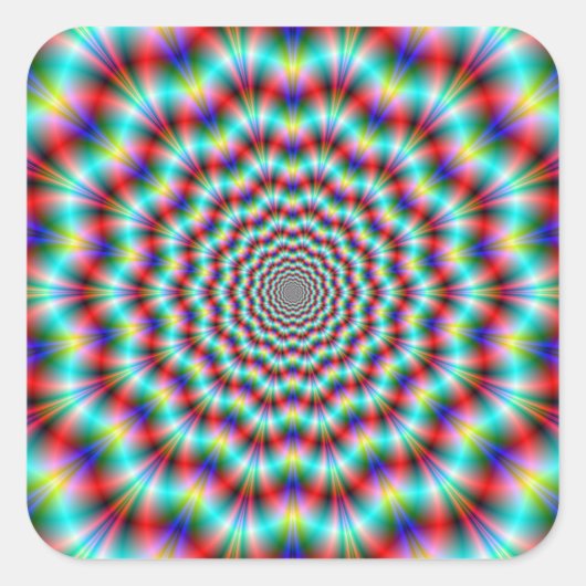 アシッドのクモ スクエアシール (正面)