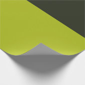 アシッドグリーン – 緑がかった黒 ラッピングペーパー (角)