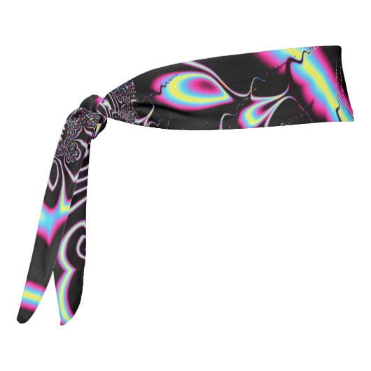 アシッドサイケデリックトリップフラクタル抽象芸術デジタルアート タイヘッドバンド (回転270)