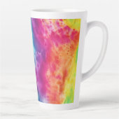 アシッドネオンレインボー絞り染め カフェラテマグ (右)