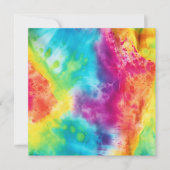 アシッドネオンレインボー絞り染め カード (正面)