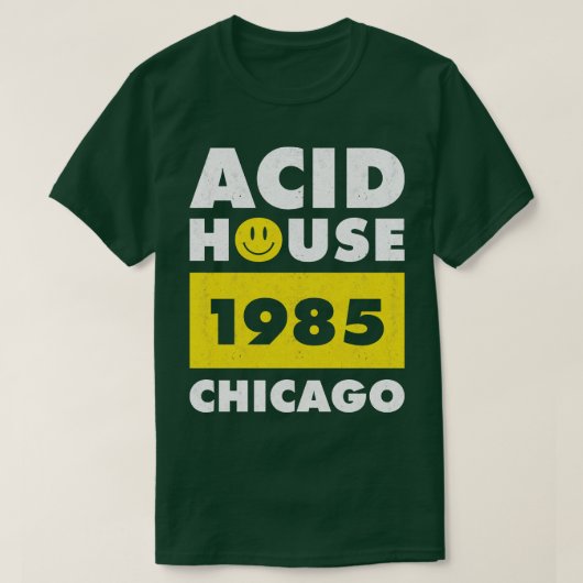 アシッドハウス1985ヴィンテージ Tシャツ (デザイン正面)
