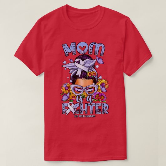アシッド還流認識度ママ戦闘機乱雑パン Tシャツ (デザイン正面)