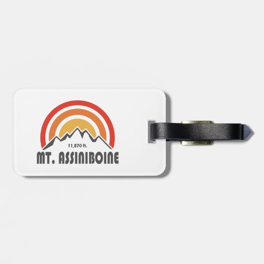 アシニボイン山 ラゲッジタグ (裏面横)