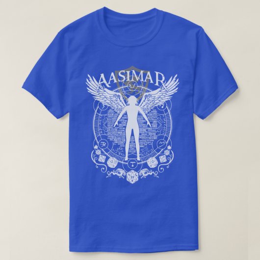 アシマホワイト Tシャツ (デザイン正面)