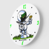 アシモロボット ラージ壁時計 (傾斜)