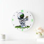 アシモロボット ラージ壁時計 (ホーム)