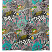 アシャの花 シャワーカーテン (正面)