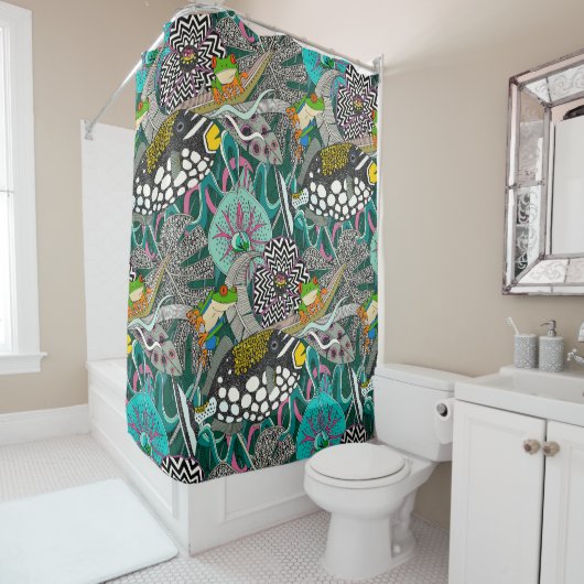 アシャグリーン シャワーカーテン (インサイチュ)