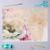 アシャビーシックフローラエフェメラデザインシリーズ6 薄葉紙 (クラフト)