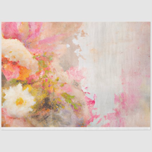 アシャビーシックフローラエフェメラデザインシリーズ7 薄葉紙 (正面)