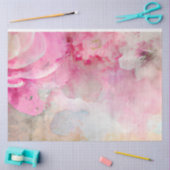 アシャビーシックフローラエフェメラデザインシリーズ8 薄葉紙 (クラフト)