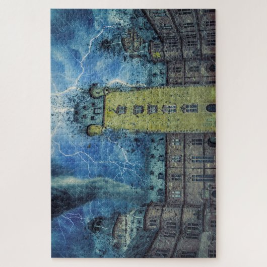 アシャフェンブルク城。 ジグソーパズル (縦)