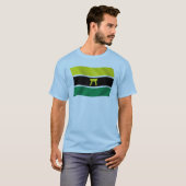 アシャンティの人々の旗Tシャツ Tシャツ (正面フル)