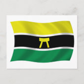 アシャンティ国旗はがき ポストカード (正面)
