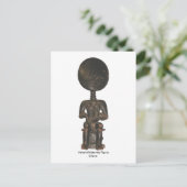 アシャンティ妊婦の姿はがき ポストカード (スタンド正面)