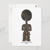 アシャンティ妊婦の姿はがき ポストカード (正面/裏面)