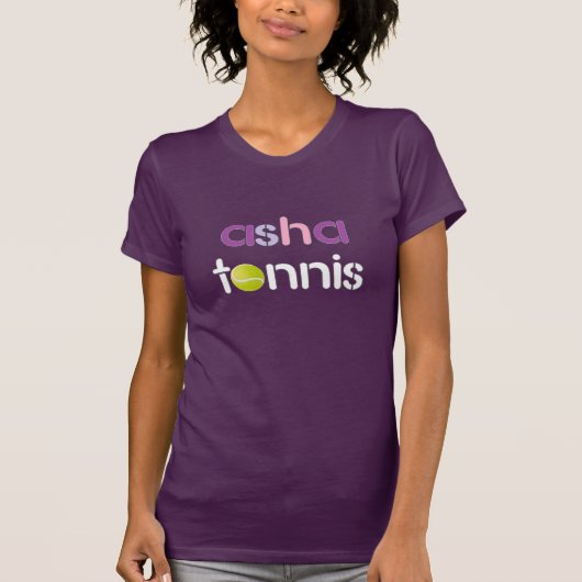 アシャ・テニスTシャツ Tシャツ (正面)