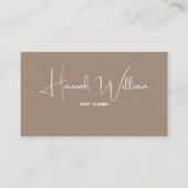 アシュウッドモダンミニマエレガントリスト 名刺 (正面)