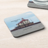 アシュタブラハーバーライトセット6台のプラスチック製コースター コースター (左側)