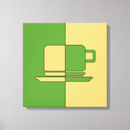 アシュトングリーンと金ゴールドカップ キャンバスプリント