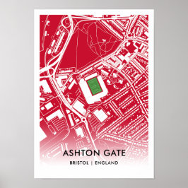 アシュトンゲートポスター – Home of Bristol City FC, Engl ポスター