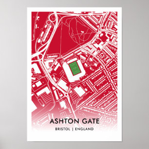 アシュトンゲートポスター – Home of Bristol City FC, Engl ポスター