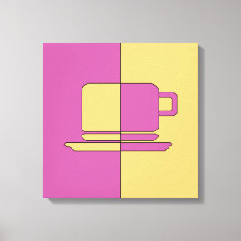 アシュトン薄紫金ゴールドカップ キャンバスプリント