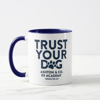 アシュトン&株式会社K9アカデミーあなたの犬を信頼11oz.マグ マグカップ