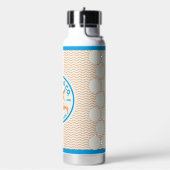 アシュトン&株式会社K9アカデミー波線ウォーターボトル ウォーターボトル (左面)